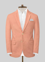 Scabal Peach Cotton Stretch Jacket - StudioSuits
