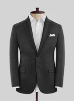 Scabal Perddi Black Wool Suit - StudioSuits