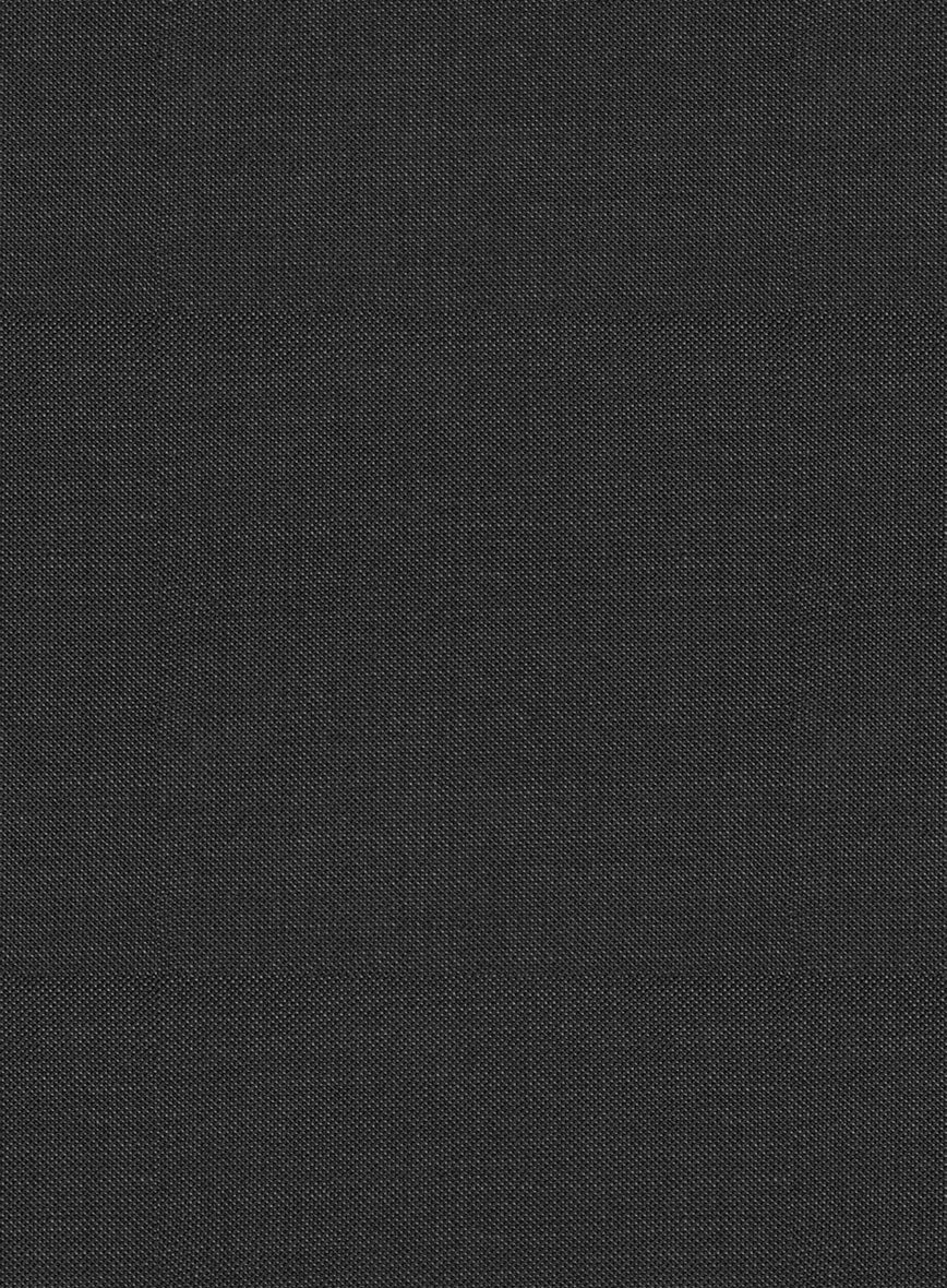 Scabal Perddi Black Wool Suit - StudioSuits