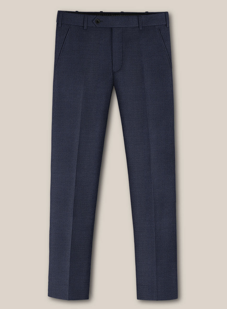 Scabal Ploci Blue Wool Suit - StudioSuits