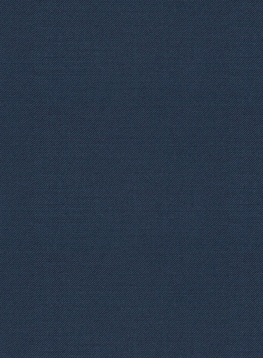 Scabal Potri Prussian Blue Wool Jacket - StudioSuits