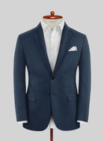 Scabal Potri Prussian Blue Wool Suit - StudioSuits