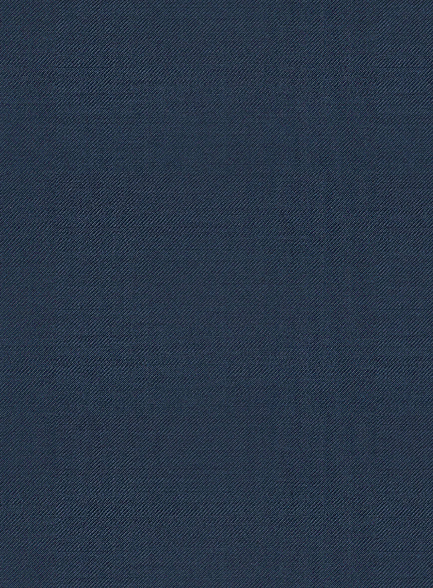 Scabal Potri Prussian Blue Wool Suit - StudioSuits