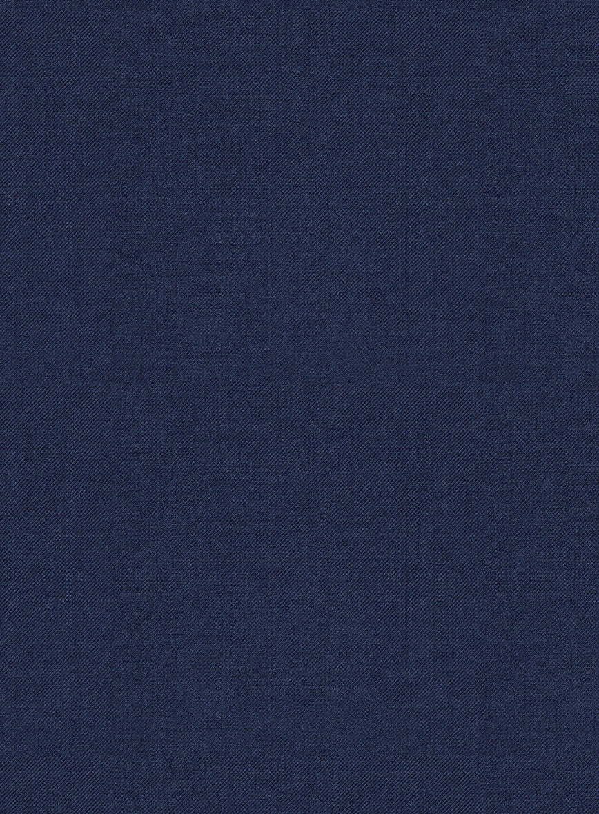 Scabal Regal Blue Wool Suit - StudioSuits
