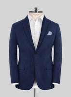 Scabal Regal Blue Wool Suit - StudioSuits