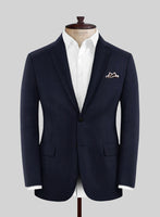 Scabal Rejo Stripe Blue Wool Suit - StudioSuits