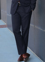 Scabal Rejo Stripe Blue Wool Suit - StudioSuits