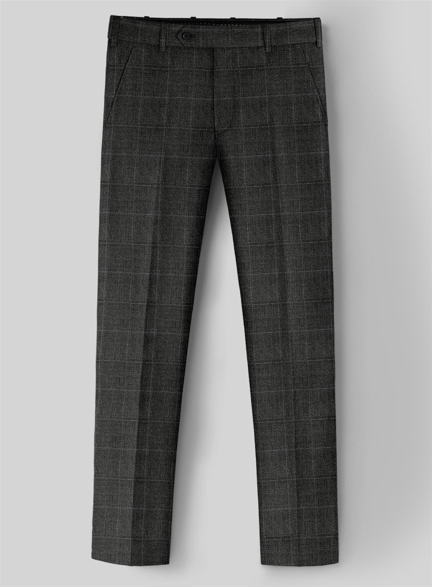 Scabal Royal Checks Pure Wool Pants - StudioSuits