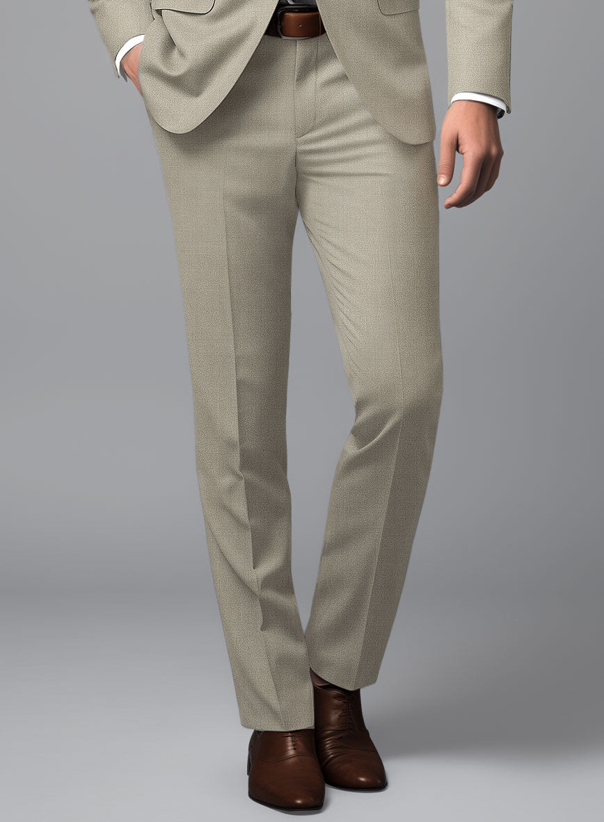 Scabal Sandune Beige Wool Suit - StudioSuits