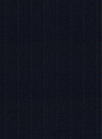 Scabal Sapphire Beaded Stripe Blue Wool Jacket - StudioSuits