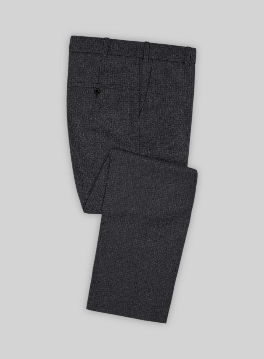 Scabal Sapphire Celmar Gray Wool Pants - StudioSuits