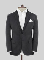 Scabal Sapphire Celmar Gray Wool Suit - StudioSuits