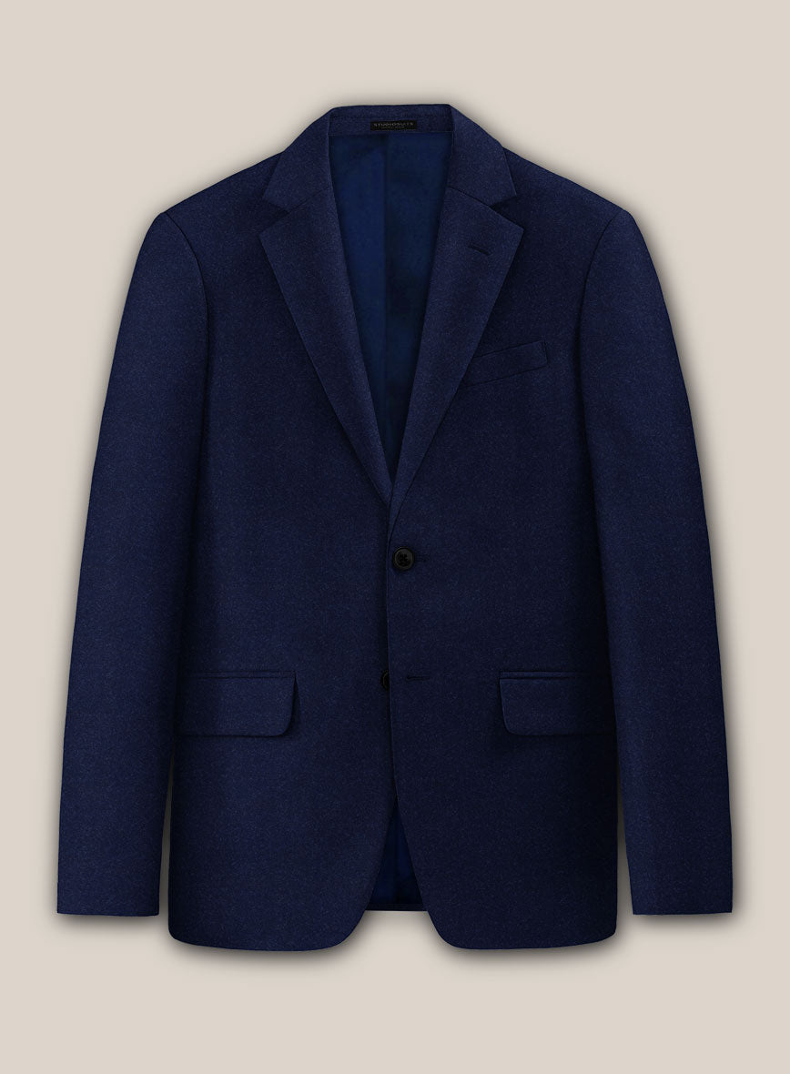 Scabal Sapphire Cobalt Blue Wool Suit - StudioSuits
