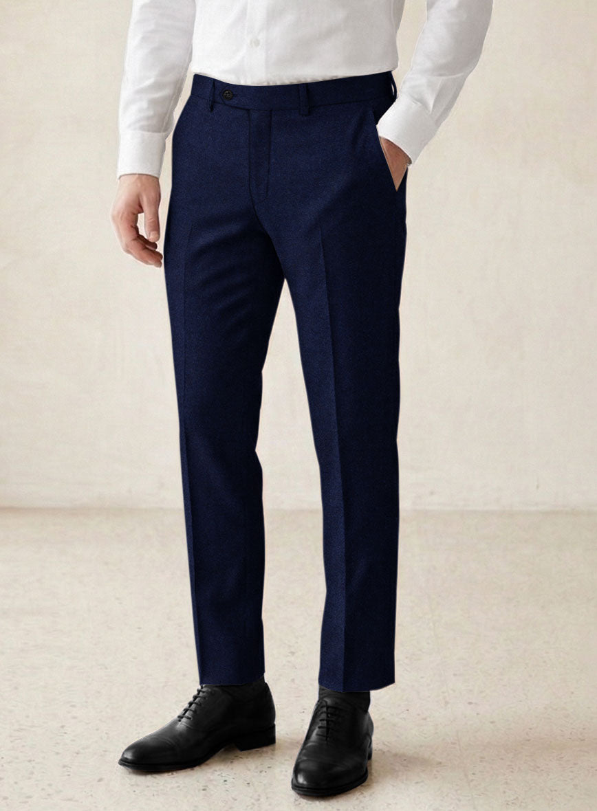 Scabal Sapphire Cobalt Blue Wool Suit - StudioSuits