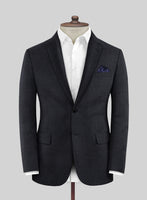 Scabal Sapphire Dark Gray Wool Suit - StudioSuits