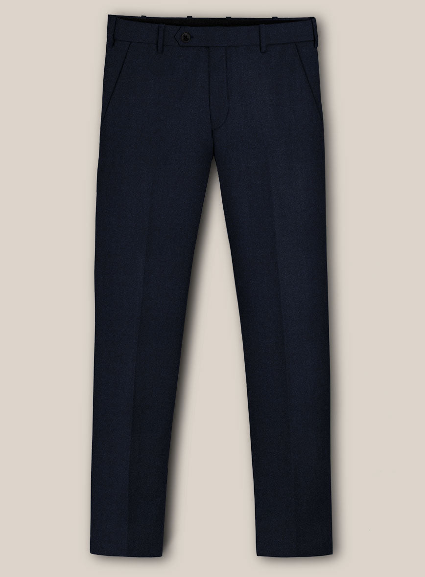Scabal Sapphire Navy Blue Wool Suit - StudioSuits