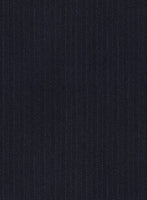 Scabal Sapphire Pinstripe Navy Wool Jacket - StudioSuits