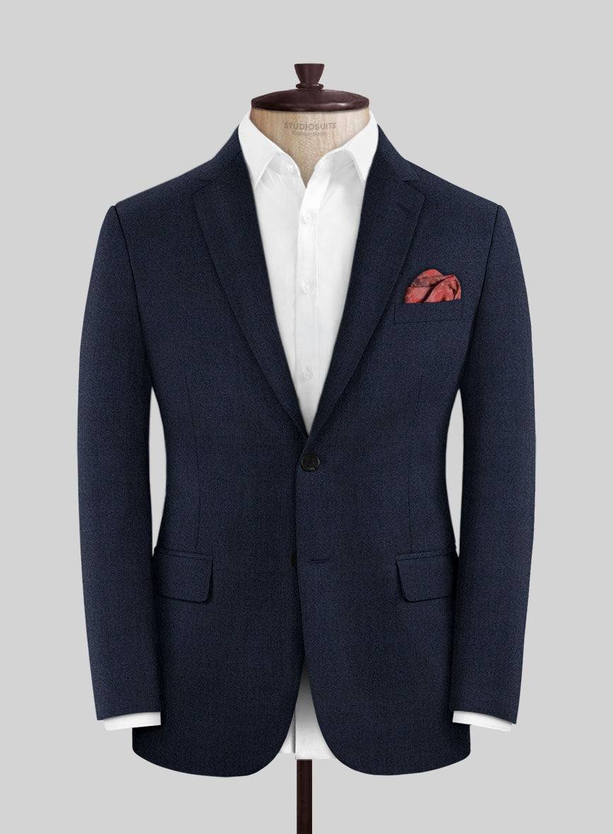 Scabal Sapphire Royal Blue Wool Suit - StudioSuits