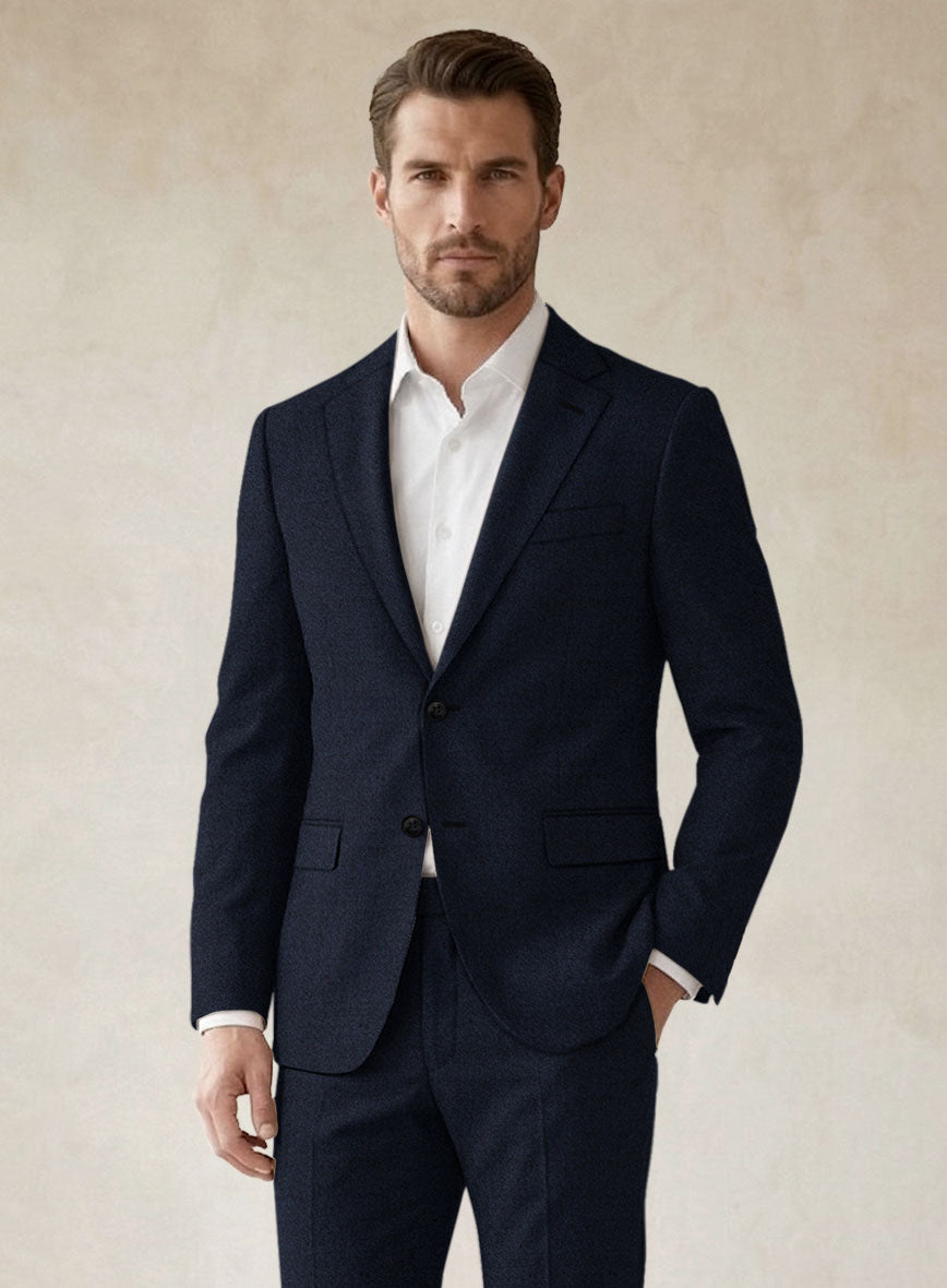 Scabal Sapphire Royal Blue Wool Suit - StudioSuits