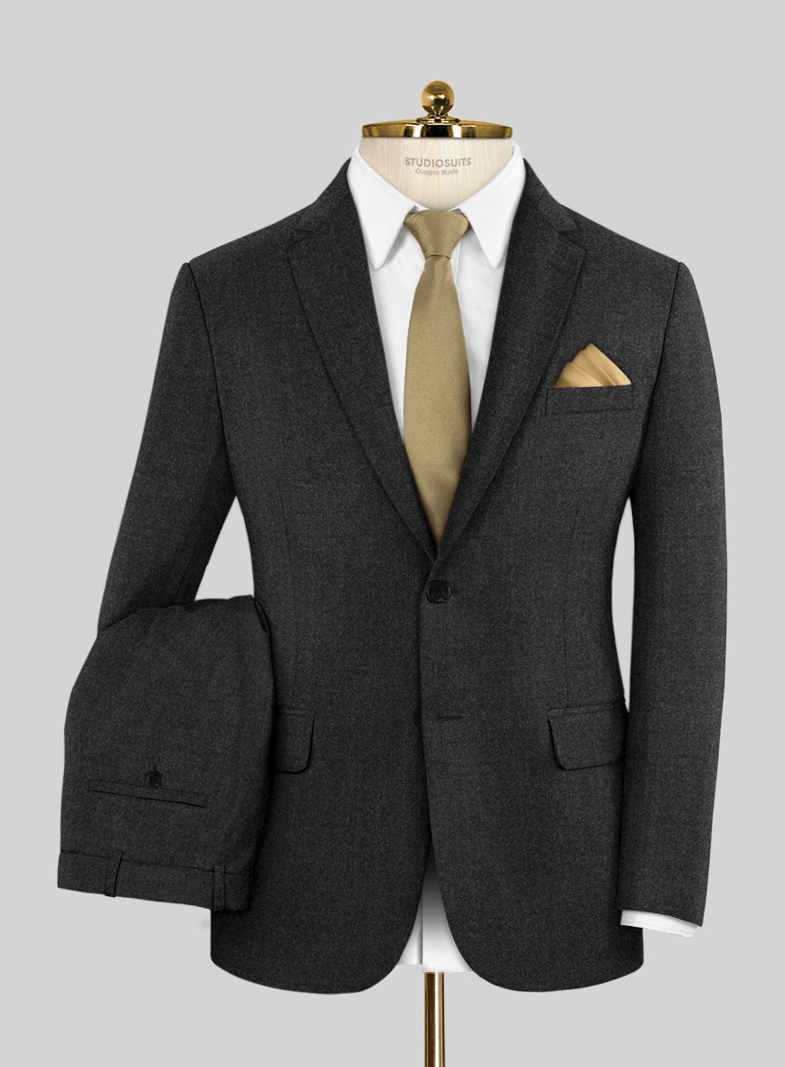 Scabal Sapphire Xelo Gray Wool Suit - StudioSuits
