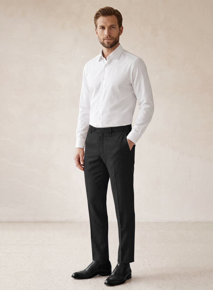 Scabal Sapphire Xelo Gray Wool Suit - StudioSuits