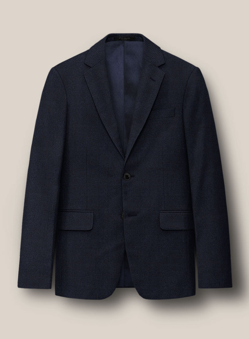 Scabal Sapphire Yaime Blue Wool Suit - StudioSuits