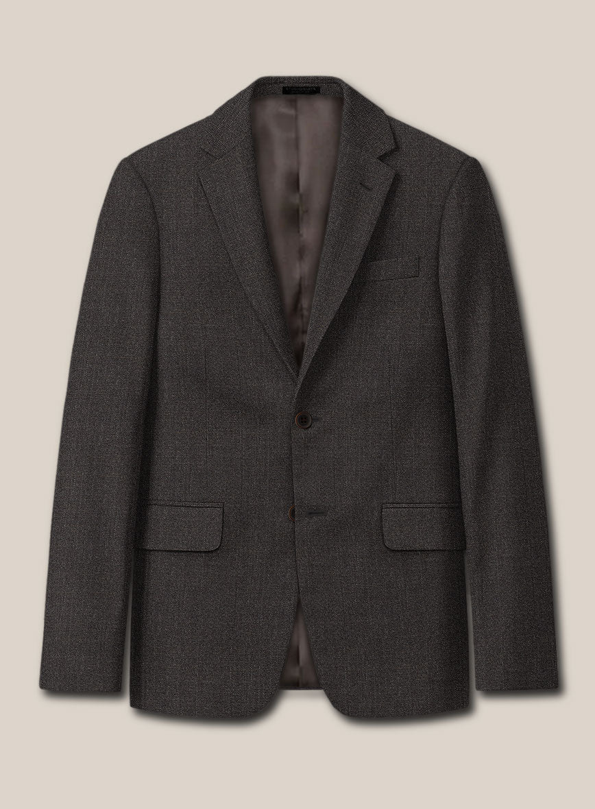 Scabal Sauri Brown Wool Suit - StudioSuits