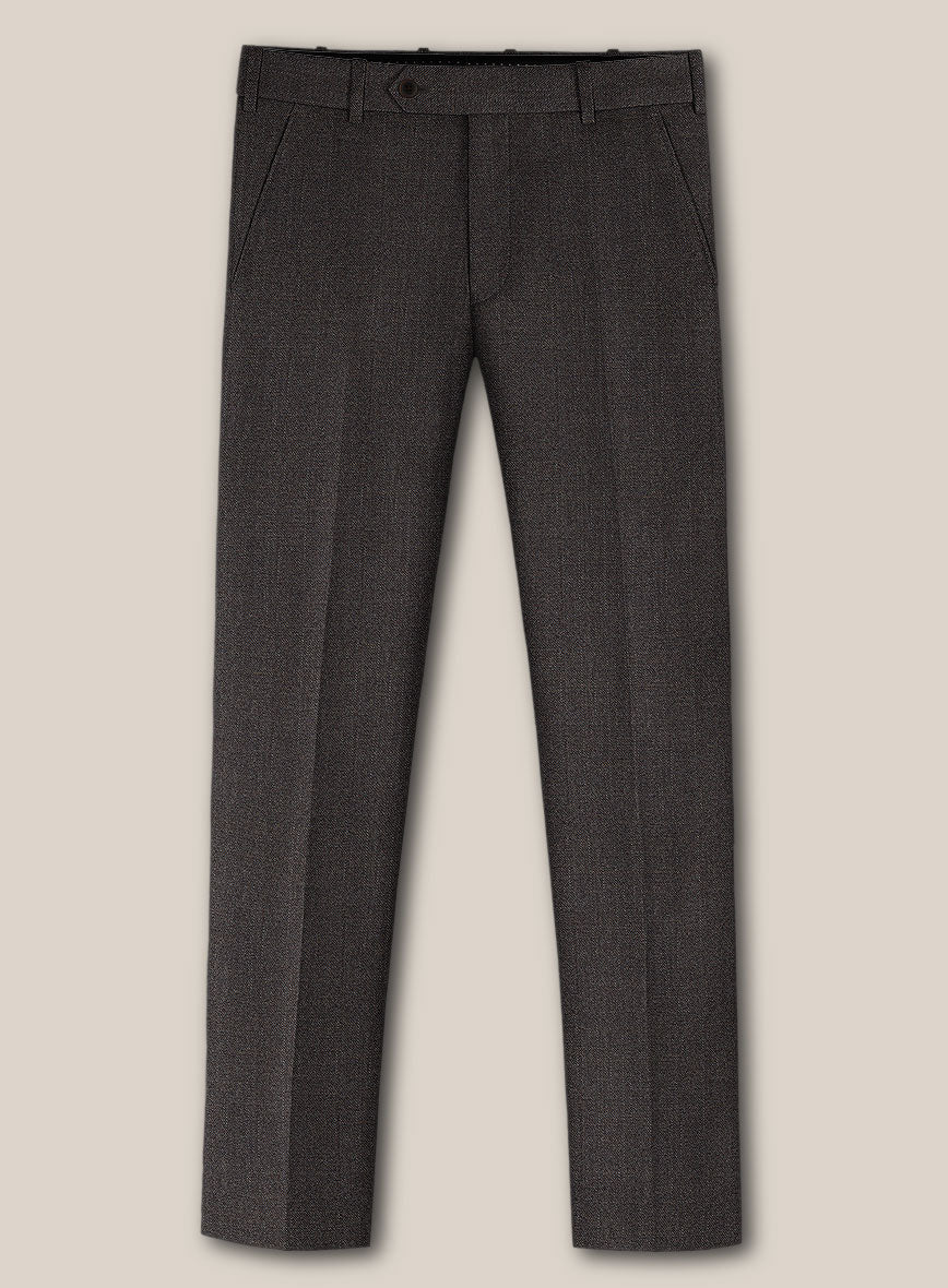 Scabal Sauri Brown Wool Suit - StudioSuits