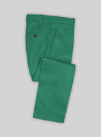 Scabal Sea Green Cotton Stretch Suit - StudioSuits