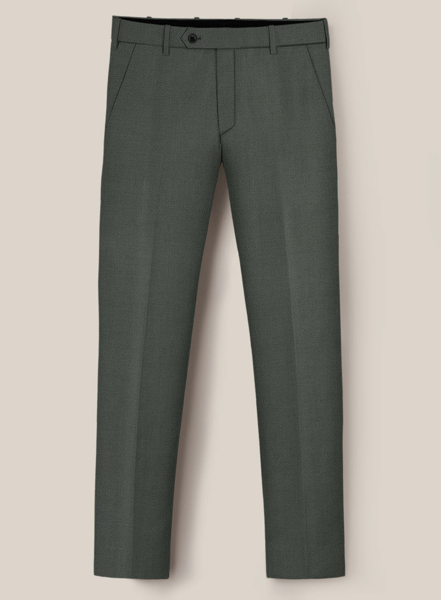 Scabal Seaweed Green Wool Suit - StudioSuits