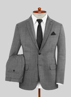 Scabal Segudo Twill Gray Wool Suit - StudioSuits