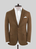 Scabal Sepia Brown Wool Suit - StudioSuits
