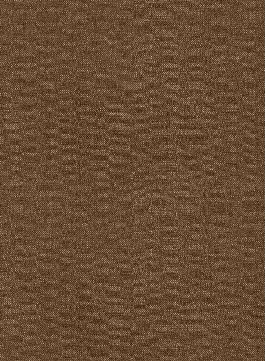 Scabal Sepia Brown Wool Suit - StudioSuits