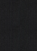 Scabal Sapphire Pinstripe Charcoal Wool Jacket - StudioSuits