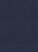 Scabal Tasar Pinhead Blue Wool Pants - StudioSuits