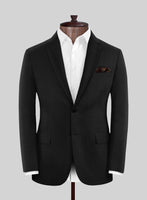 Scabal Tolno Black Wool Suit - StudioSuits