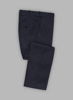 Scabal Tornado Blasi Blue Wool Pants - StudioSuits