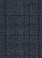 Scabal Tornado Checks Blue Wool Jacket - StudioSuits