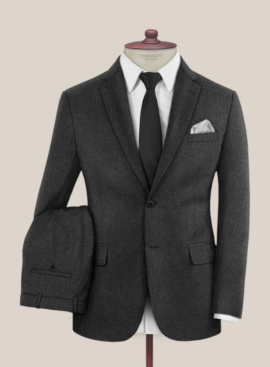 Scabal Tornado Gallo Charcoal Wool Suit - StudioSuits