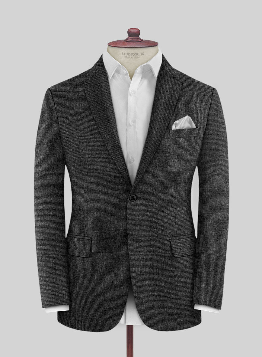 Scabal Tornado Gallo Charcoal Wool Suit - StudioSuits
