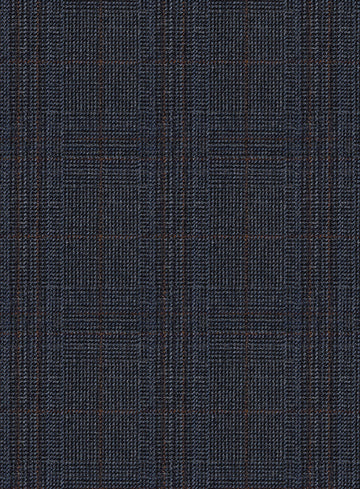 Scabal Tornado Glen Blue Wool Jacket - StudioSuits