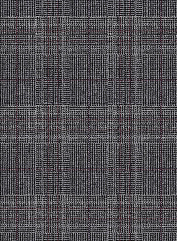 Scabal Tornado Glen Gray Wool Jacket - StudioSuits