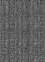 Scabal Tornado Herringbone Mid Gray Wool Jacket - StudioSuits