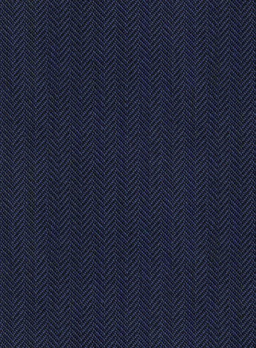Scabal Tornado Herringbone Navy Blue Wool Jacket - StudioSuits