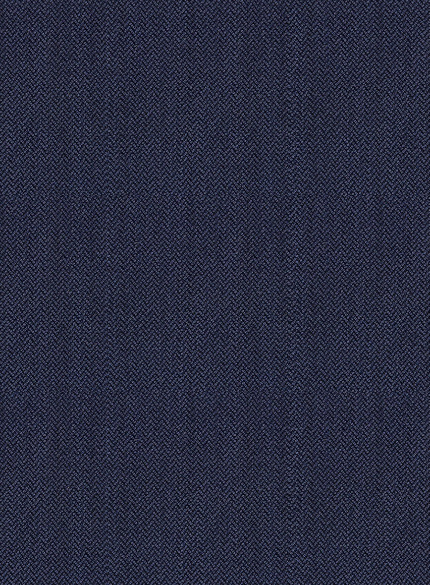 Scabal Tornado Naquez Blue Wool Suit - StudioSuits