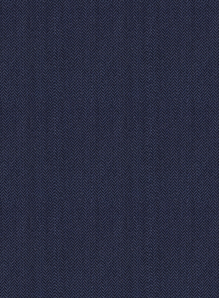 Scabal Tornado Naquez Blue Wool Suit - StudioSuits