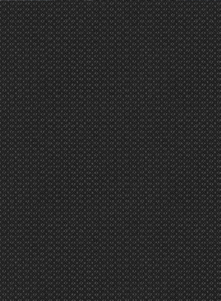 Scabal Tornado Olfoda Black Wool Suit - StudioSuits