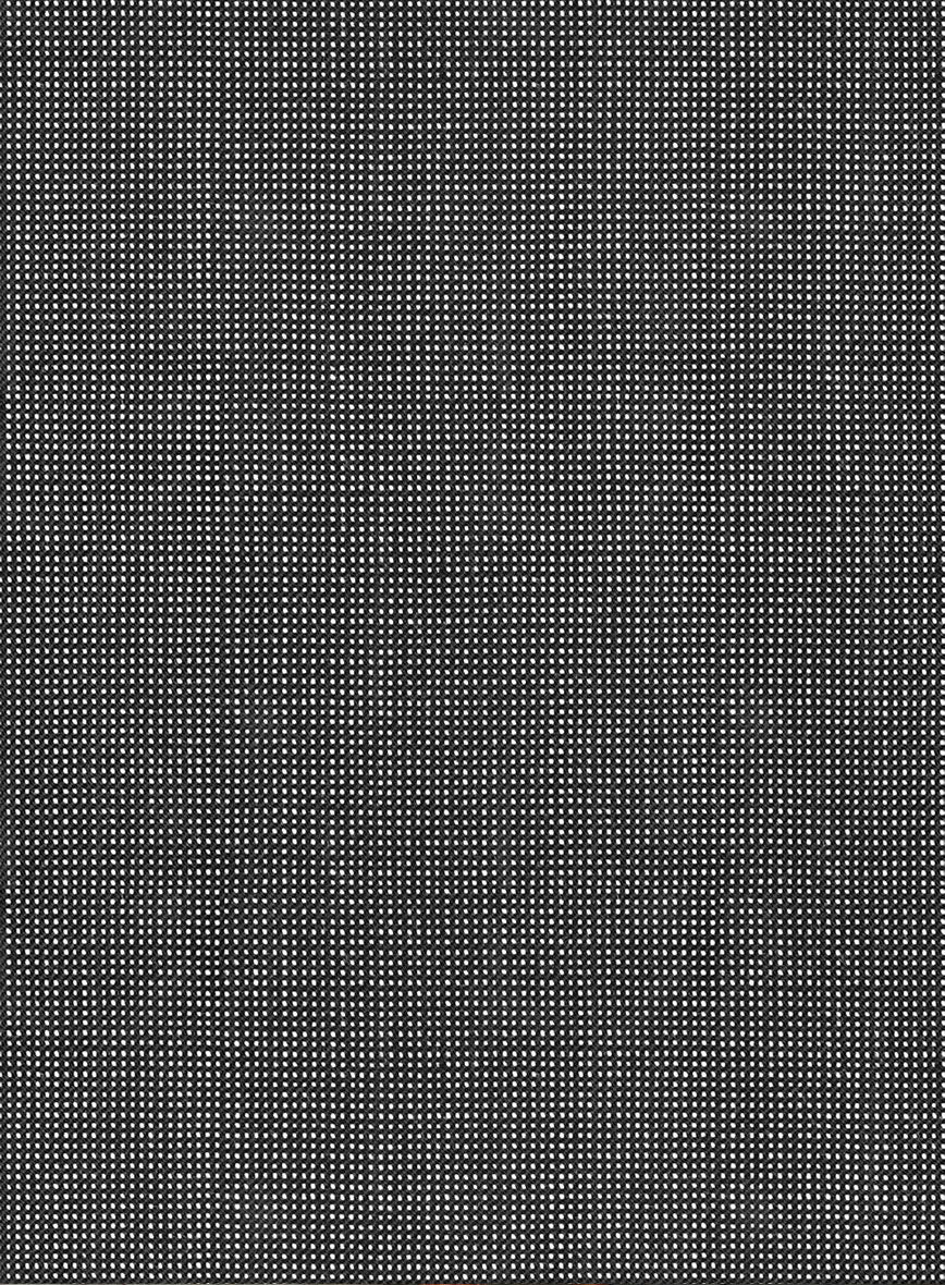 Scabal Tornado Pin Check Black Wool Jacket - StudioSuits