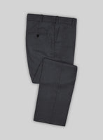 Scabal Tornado Pin Check Dark Blue Wool Pants - StudioSuits