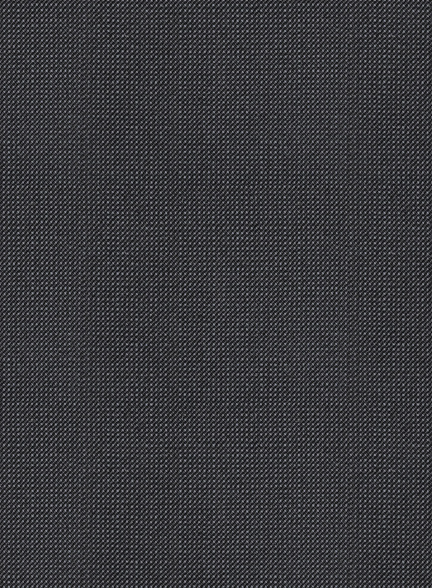 Scabal Tornado Pin Check Dark Blue Wool Suit - StudioSuits